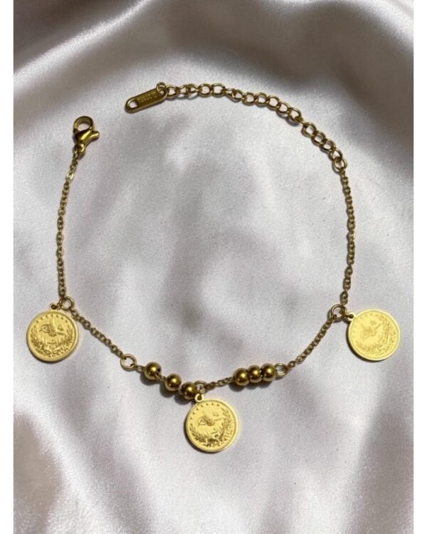 TRIPLE LIRA-STYLE STEEL BRACELET